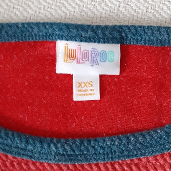 LuLaRoe Julie Reglan Dress XXS - Picture 2 of 5